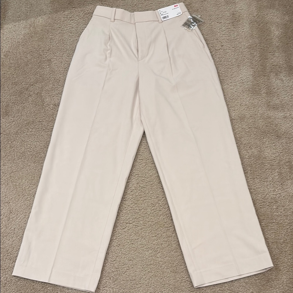 Uniqlo Women's Wide Leg Pants - Cream